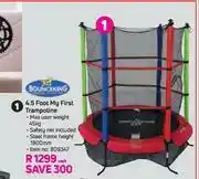Game Bounceking 4.5 Foot My First Trampoline-Each offer