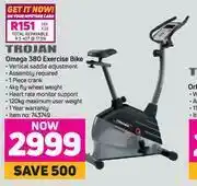 Trojan omega 380 exercise cycle sale