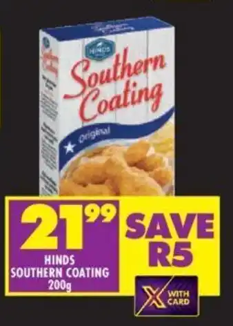 Shoprite HINDS SOUTHERN COATING 200g offer