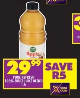 PURE REFRESH 100% FRUIT JUICE BLEND 1,5L