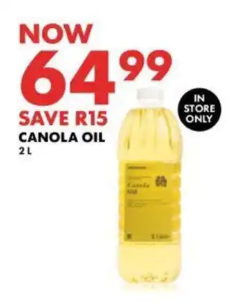 Woolworths CANOLA OIL 2L offer