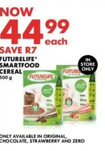 Woolworths FUTURELIFE SMARTFOOD CEREAL 500g offer