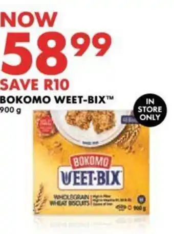 Woolworths BOKOMO WEET-BIX 900g offer
