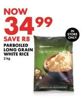 Woolworths PARBOILED LONG GRAIN WHITE RICE 2 kg offer