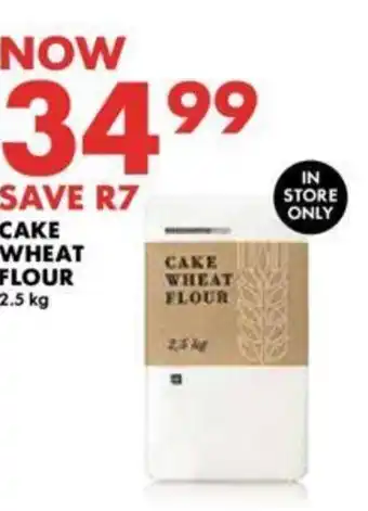 Woolworths CAKE WHEAT FLOUR 2.5 kg offer