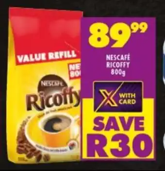 Shoprite NESCAFÉ RICOFFY 800g offer