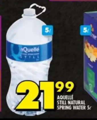 Shoprite AQUELLE STILL NATURAL SPRING WATER 5L offer
