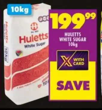 Shoprite HULETTS WHITE SUGAR 10kg offer