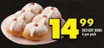 Shoprite DESSERT BUNS 6 per pack offer