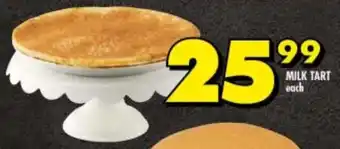 Shoprite MILK TART each offer