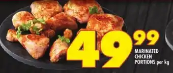 Shoprite MARINATED CHICKEN PORTIONS per kg offer