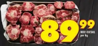 Shoprite BEEF OXTAIL per kg offer