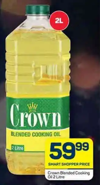 Pick n Pay Crown Blended Cooking Oil 2 Litre offer