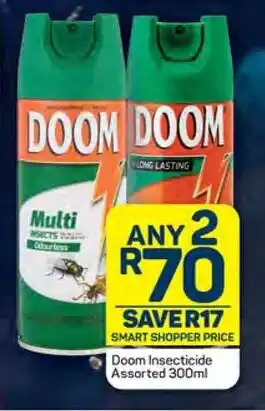 Pick n Pay Doom Insecticide Assorted 300ml offer