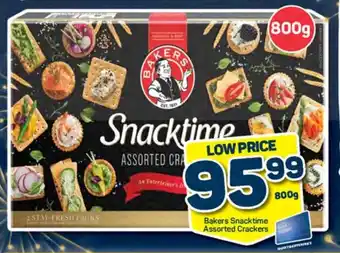 Pick n Pay Bakers Snacktime Assorted Crackers offer