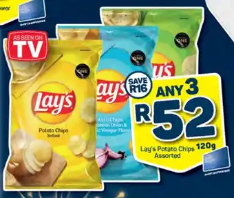 Pick n Pay Lay's Potato Chips Assorted 120g offer