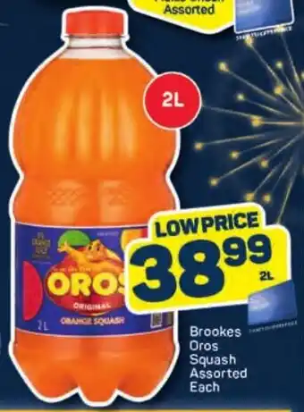 Pick n Pay Brookes Oros Squash Assorted 2L Each offer