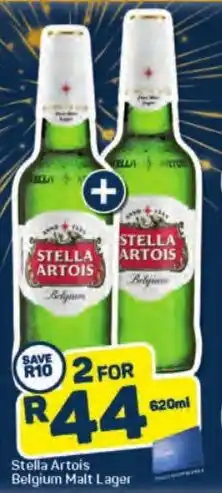 Pick n Pay Stella Artois Belgium Malt Lager 620ml offer