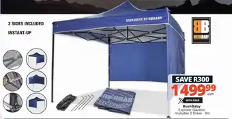 Checkers BushBaby Explorer Gazebo offer