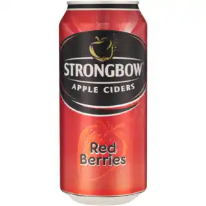 Shoprite Liquor Strongbow red berries flavoured apple cider can 440ml offer
