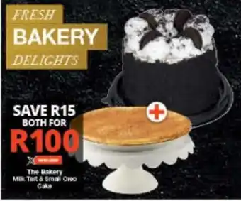 The Bakery Milk Tart & Small Oreo Cake