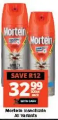 Checkers Mortein Insecticide All Variants offer
