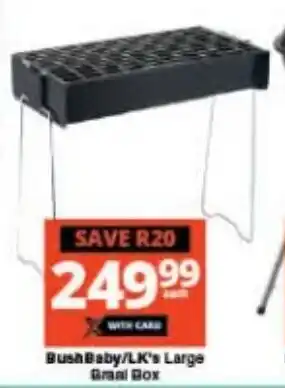 Checkers BushBaby/LK's Large Braai Box offer