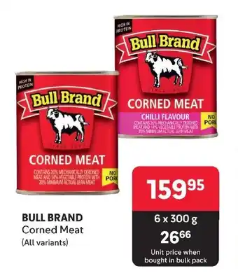 BULL BRAND Corned Meat (All variants)