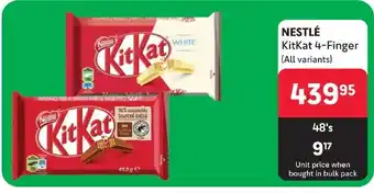 Makro NESTLÉ KitKat 4-Finger (All variants) offer
