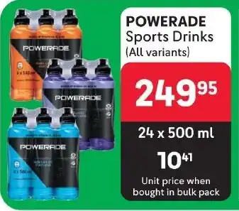Makro POWERADE Sports Drinks (All variants) offer