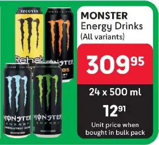 Makro MONSTER Energy Drinks (All variants) offer