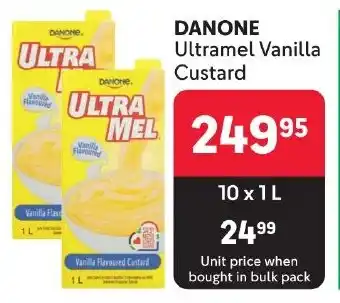 Makro DANONE Ultramel Vanilla Custard offer