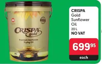 Makro CRISPA Gold Sunflower Oil 20L offer