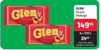 GLEN Pouch Teabags