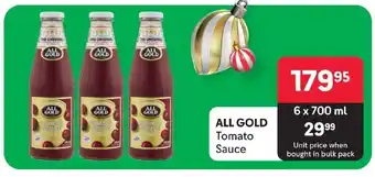 Makro ALL GOLD Tomato Sauce offer