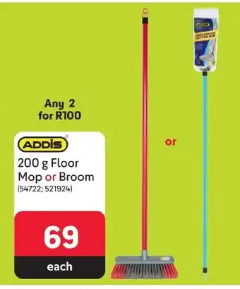 Makro ADDIS 200g Floor Mop or Broom offer