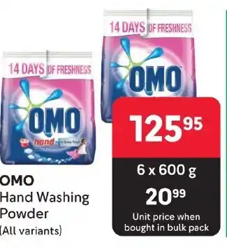 Makro OMO Hand Washing Powder (All variants) offer