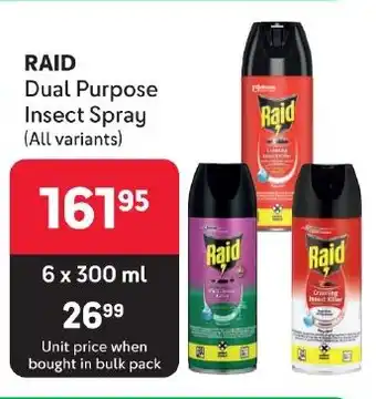 Makro RAID Dual Purpose Insect Spray (All variants) offer