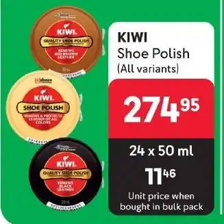 Makro KIWI Shoe Polish (All variants) offer