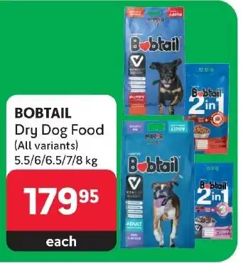 Makro BOBTAIL Dry Dog Food (All variants) 5.5/6/6.5/7/8 kg offer