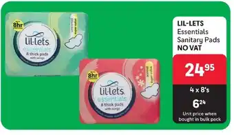 Makro LIL-LETS Essentials Sanitary Pads offer