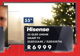 President Hyper Hisense 55" QLED UHD4K SMART TV offer