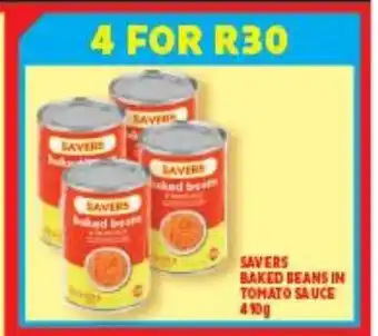 Usave Savers Baked Beans in Tomato Sauce offer