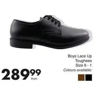 Save Boys Lace Up Toughees Size 9-1 offer