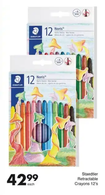 Save Staedtler Retractable Crayons 12's offer