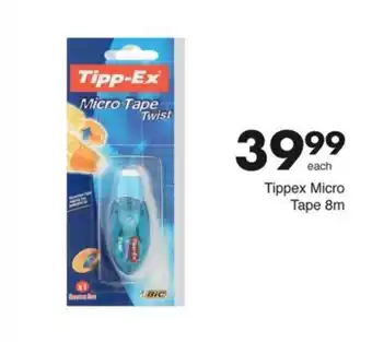 Save Tippex Micro Tape 8m offer