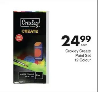 Save Croxley Create Paint Set 12 Colour offer