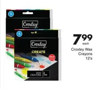 Croxley Wax Crayons 12's