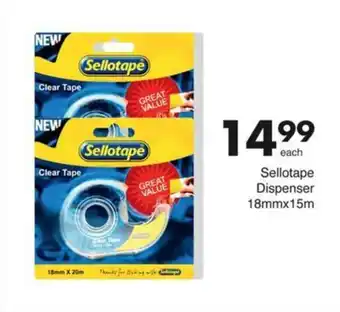 Sellotape Dispenser 18mmx15m