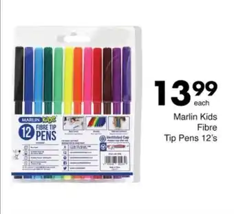 Save Marlin Kids Fibre Tip Pens 12's offer